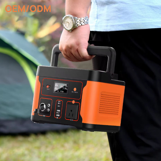  500Wh Outdoor Solar Charging Lithium Portable Power Station For Camping