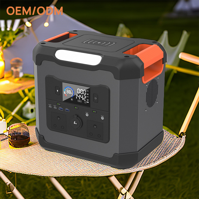 1200W Portable Power Station for portable power pack Lifepo4 lithium ion battery for solar panel
