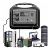 1200W Camping Emergency Backup LiFePO4 Battery Bank Charging Portable Power Station 