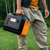 1200W Camping Emergency Backup LiFePO4 Battery Bank Charging Portable Power Station 